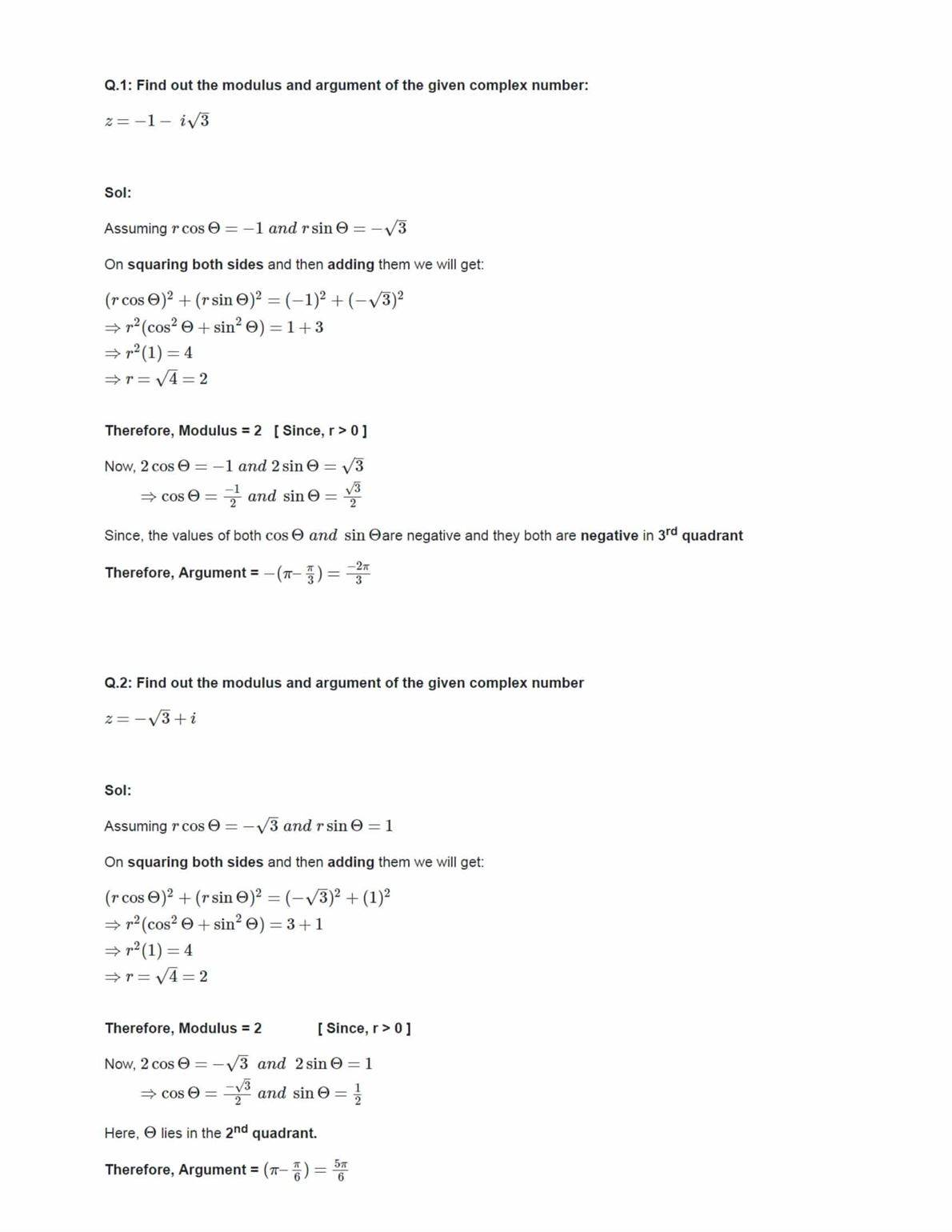 Class 11 Maths Ncert Solutions Chapter 5 Ex 5.2