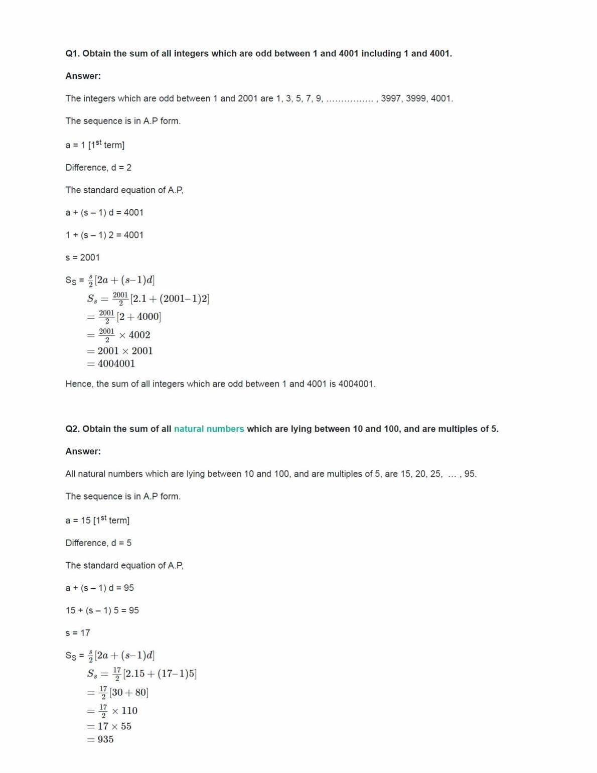 Class 11 Maths Solutions Pdf