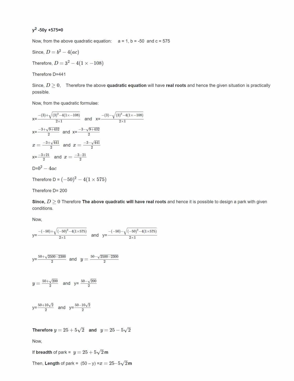 Ncert Solutions For Class 10 Maths Chapter 4 Ex 4.4 Ncert Solutions For Class 10 Maths Chapter 4 Ex 4.4