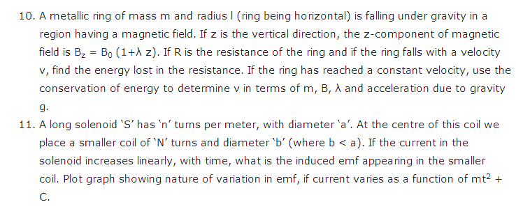 important questions class 12 physics chapter 6 electromagnetic induction 7 important questions class 12 physics chapter 6 electromagnetic induction 7
