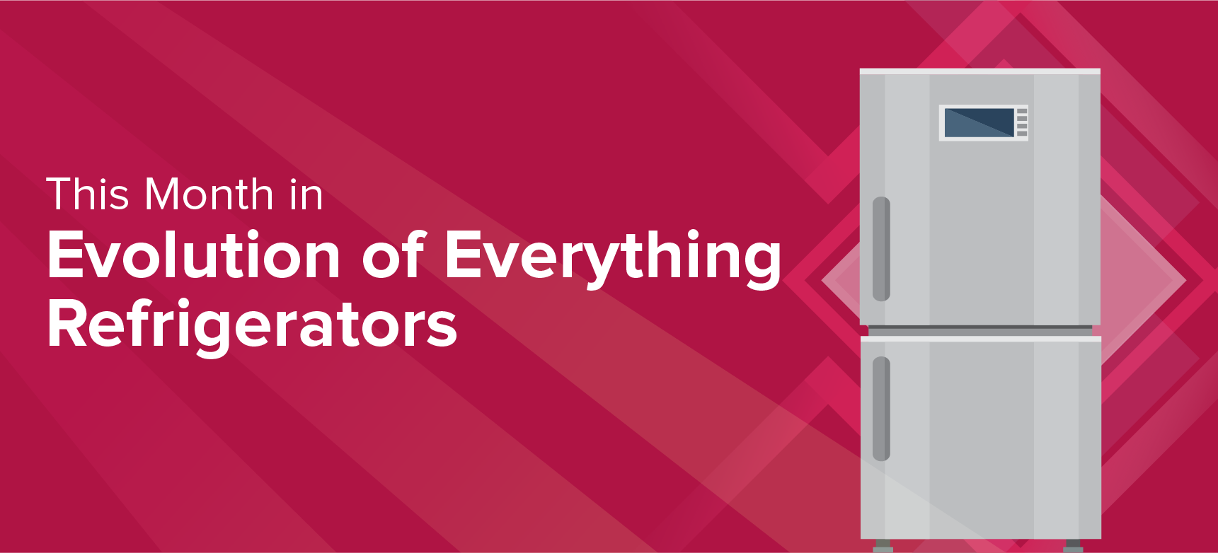 How did the refrigerator evolve from icehouse stores?