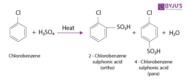 Electrophilic Substitution Reaction In Haloarenes Occur Slowly byjus.com