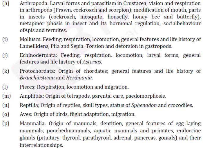 IAS Zoology Syllabus for UPSC Mains 2023| Download PDF of Detailed ...