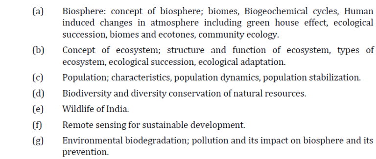 IAS Zoology Syllabus for UPSC Mains 2023| Download PDF of Detailed ...