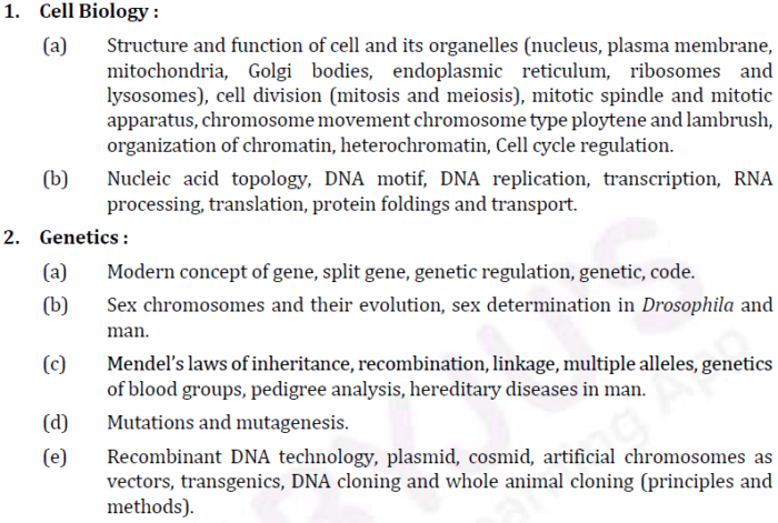 IAS Zoology Syllabus for UPSC Mains 2023| Download PDF of Detailed ...