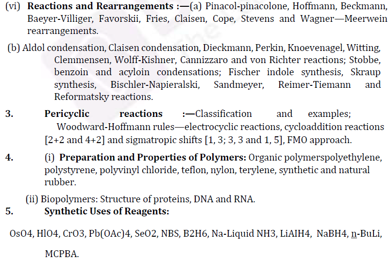 UPSC Chemistry Syllabus- Chemistry Optional Syllabus Paper-II 2