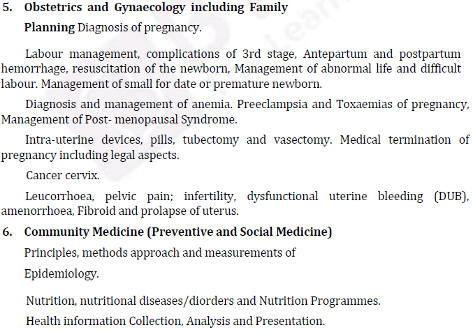 UPSC Medical Science Syllabus For IAS Mains 2023 Download PDF