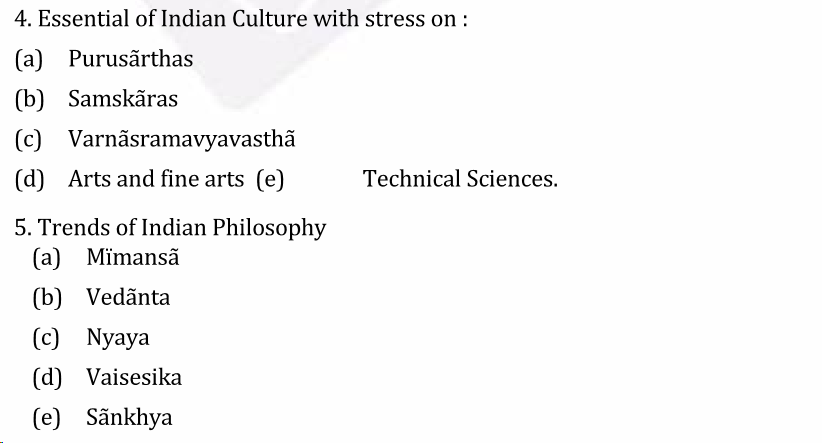 UPSC Sanskrit Literature Syllabus- Sanskrit Literature Optional Syllabus Paper-I 3