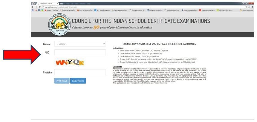 ICSE Results 2016.3