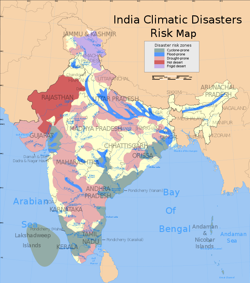 Disaster Management - Disaster Zones in India - UPSC 2021 Preparation