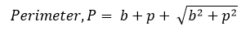 Perimeter of right triangle
