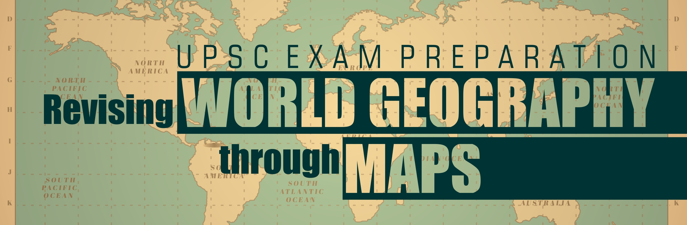 World map- link to Geography through maps revsion