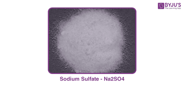 sodium sulfate molecular structure