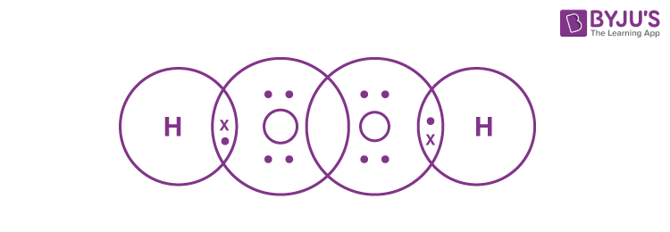 Lewis structure of hydrogen peroxide