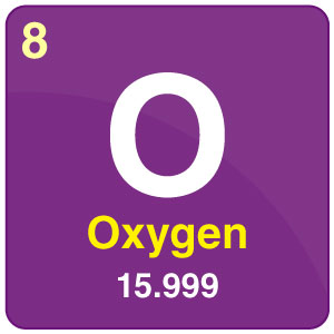 oxygen element periodic table labeled