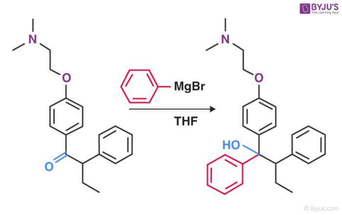 Reaction of Grignard Reagents