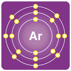 lewis dot diagram of argon