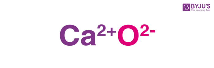 Calcium Oxide Structure