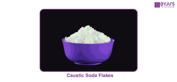 The Chemical Formula of Caustic Soda is NaOH