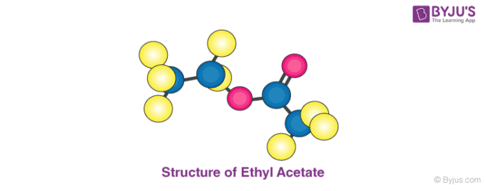 Structure of Ethyl Acetate