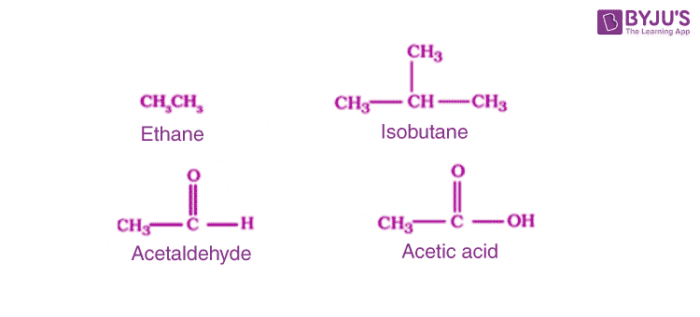 Examples of Acyclic or open chain compounds