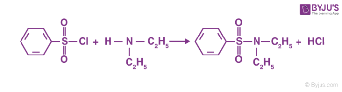 tertiary amine reactions