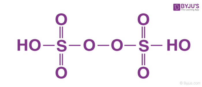 Oxoacids of Sulphur - Sulphuric, Peroxodisulphuric and Sulphurous