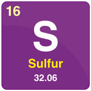 sulfur element symbol