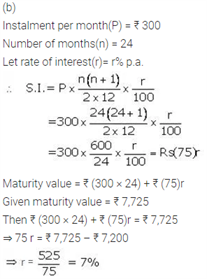 ICSE Solutions Of Class 10 Maths Chapter 2 Banking(Recurring Deposit Account) ICSE Solutions Of Class 10 Maths Chapter 2 Banking(Recurring Deposit Account)