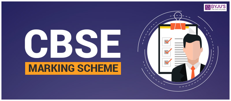 Marking scheme for CBSE