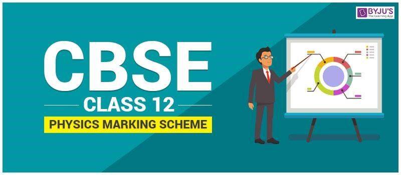 CBSE Class 12 Physics Markings Scheme