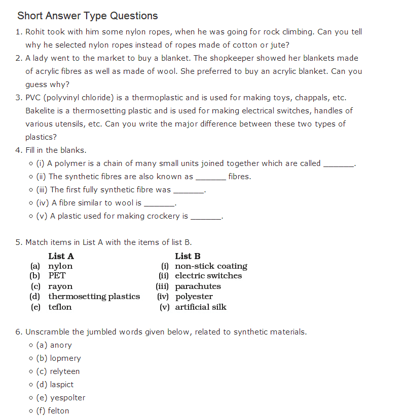 class 8 chapter 3 science extra questions