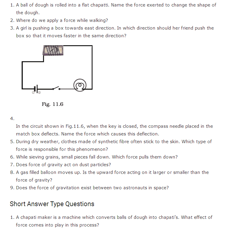 important-questions-for-class-8-science-chapter-11-force-and-pressure