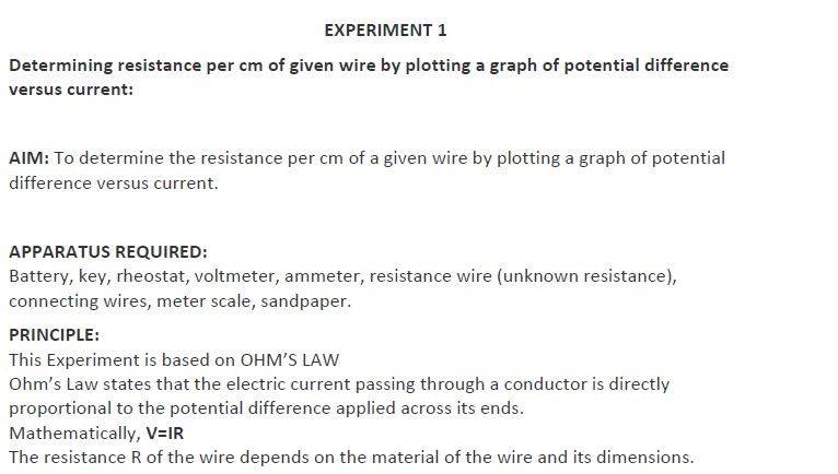 physics practical experiments pdf