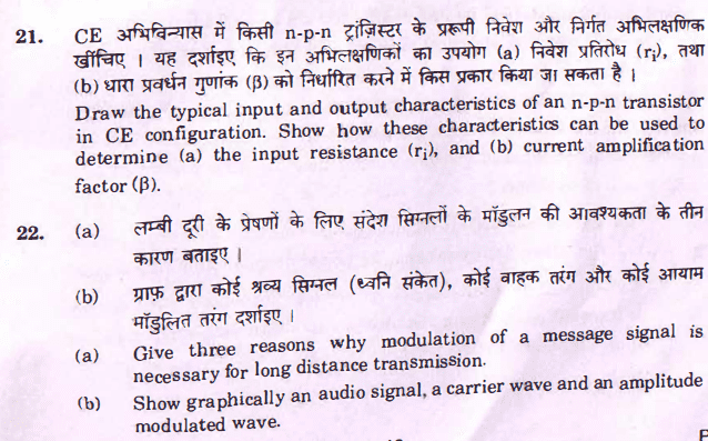 Question Paper Analysis Physics 25