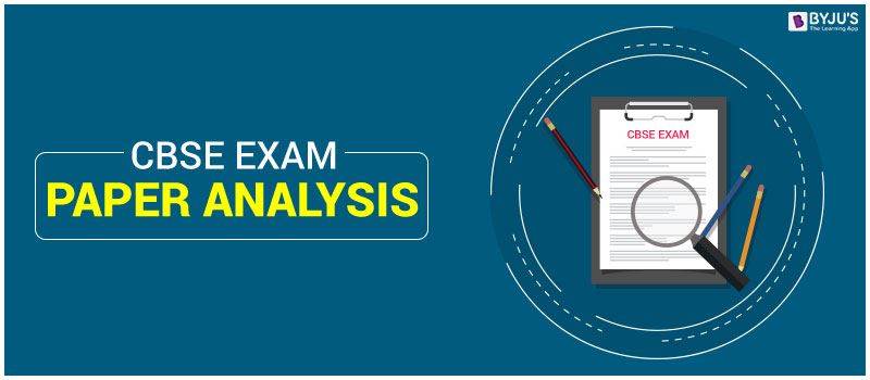 CBSE Exam Paper Analysis 2020