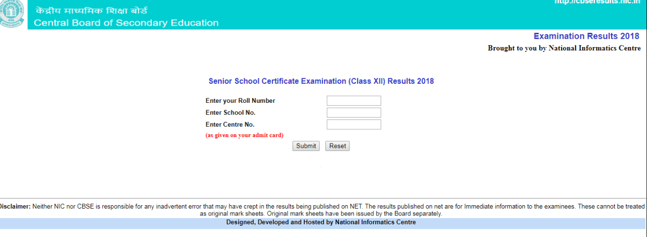 CBSE Class 12 Results 2018 announced on 26th May 