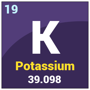 atomic mass number of potassium