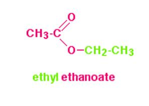 Ethyl Ethanoate Structure Ester