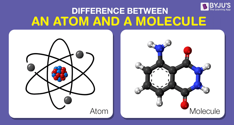 Difference Between An Atom And A Molecule