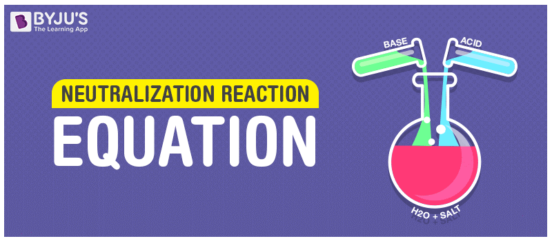 Neutralization Reaction Definition Equation Examples Applications