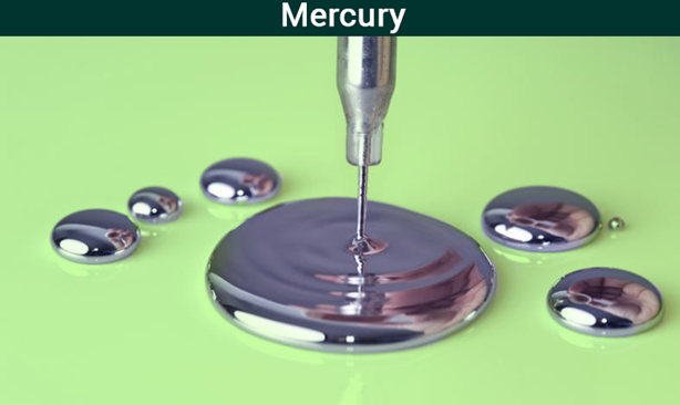 Mercury metal Mercury metal