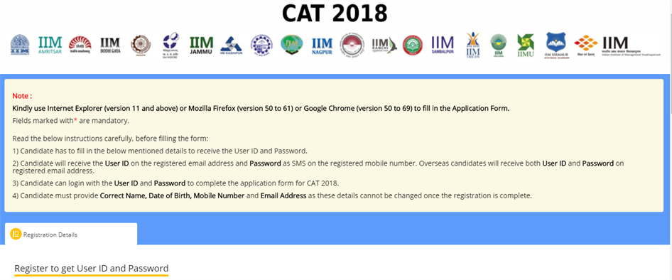 Step by Step Registration For CAT Step by Step Registration For CAT