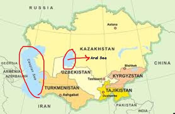 Central Asia Map Upsc World Geography Through Maps - Revision Tips For Upsc World Geography