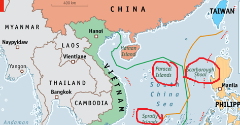 Revising World Geography through Maps - South China Sea Map Question