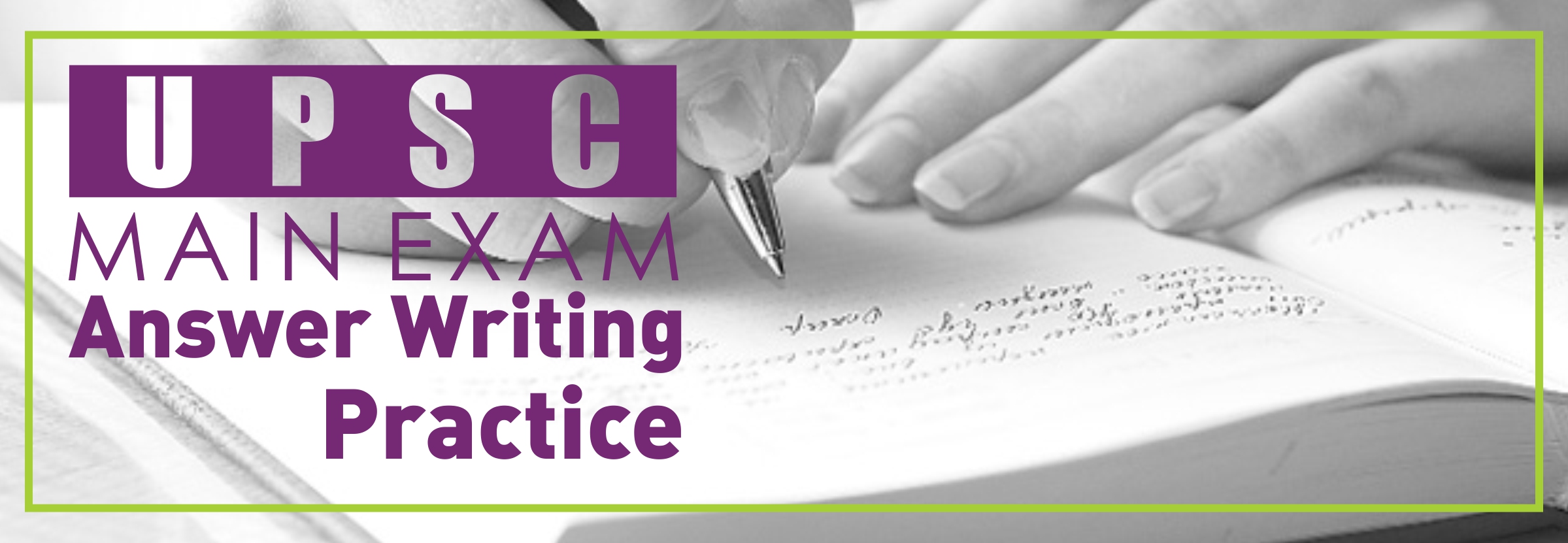 Answer more. The Practice of writing.