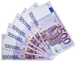 Euro currency notes