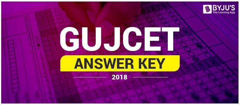 GUJCET Answer Key 2018