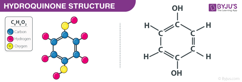 Hydroquinone structure width=