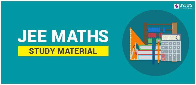 JEE Maths Study Material